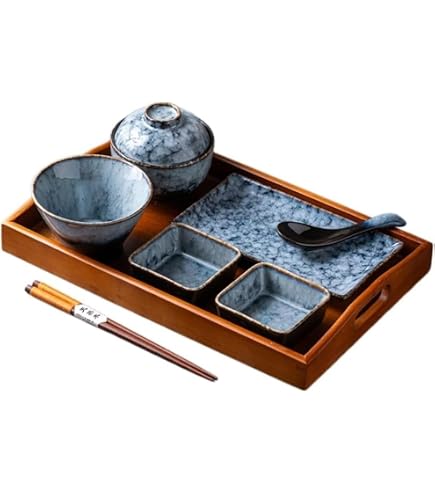 Amazon.co.jp: TAYOA 和食器セット 碗 皿 調味料皿 和風和柄 小花柄